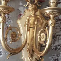 لوستر برنجی آب طلا|لوستر و چراغ آویز|تهران, حر|دیوار