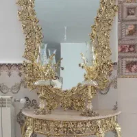 بوفه وآیینه شمعدان