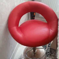 دو عدد صندلی مدل گردان و جک دار