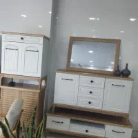 مجموعه مبلمان پارسا* کنسول و میز تلویزیون اقساطی|بوفه، ویترین، کنسول|بندر دیر, |دیوار