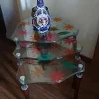 میز جلومبلی وسه تکه اش|مبلمان خانگی و میز عسلی|بابل, |دیوار