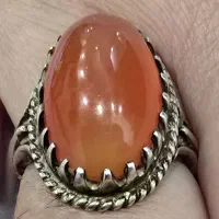 عقیق سرخ پرتقالی کهنه لامپی و آب دار|جواهرات|تهران, شهرک غرب|دیوار