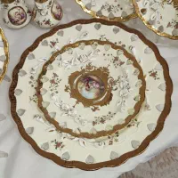 سرویس خیارخوری گل برجسته لیلی ومجنون|ظروف سرو و پذیرایی|تهران, شهرک رضویه|دیوار