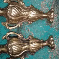 شمعدانی برنز یک جفت