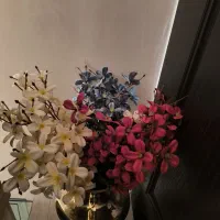 گلدان با گل هاش|گل مصنوعی|میاندوآب, |دیوار