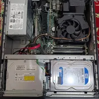 کامپیوتر و مانیتور hp core i5 نسل6|رایانه رومیزی|گرمی, |دیوار