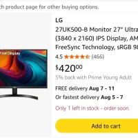 مانیتور آکبند 27UL500-W 27-Inch UHD LG