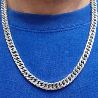 گردنبند کارتیر استیل درجه یک  بافت سنگین