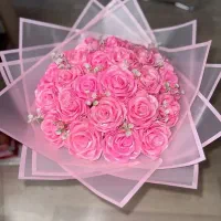 فروش دسته گل و شاخه  گل روبانی