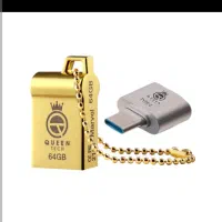 فلش 64گیگ مارک کویین اصل همراه با رابط گوشی رایگاه