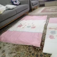 تشک نوزاد،پد دیواره تخت خواب سه تیکه و لحاف کودک|اسباب و اثاث بچه|رشت, نظری|دیوار