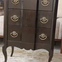 میز چوبی  راش    تزیینی کشو دار نو وتمیز|بوفه، ویترین، کنسول|کیش, |دیوار