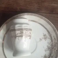 سرویس چینی شش نفره کامل رنگ بژ
