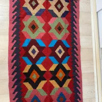 گلیم|گلیم، جاجیم، گبه|رشت, معلم|دیوار