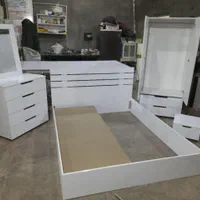 تخت دونفره دراور و کمد دار سرویس خواب