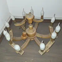 لوستر چوبی