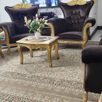 مبل نیمه استیل با غذاخوری ۴ نفره|مبلمان خانگی و میز عسلی|ملایر, |دیوار