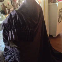 دو عدد پرده مخمل اطلس پود