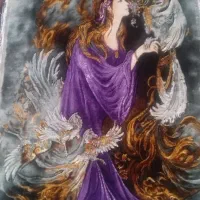 تابلو فرش مینیاتوری دست‌بافت