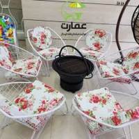صندلی فلزی ویلا