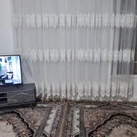 یک عدد پرده بازیر پرده ویک جفت کفش استفاده نشده