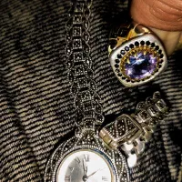 انگشترنقره.مدل سلطنتی.نگین جواهری