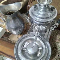 سماور برقی طرح ذغالی روسی با مهر|سماور، چای‌ساز، قهوه‌ساز|تهران, گلستان (شهرک راه آهن)|دیوار