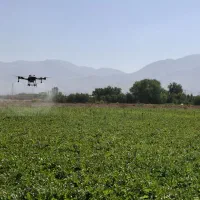 سمپاشی با پهپاد ۳۰ لیتری