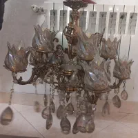 لوستر برنجی|لوستر و چراغ آویز|تهران, شهرک شریعتی|دیوار
