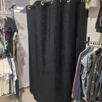 اتاق پرو پرده ای با میله