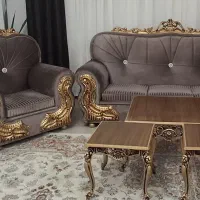 مبل وعسلی هشت نفره در حدنو|مبلمان خانگی و میز عسلی|کرمانشاه, |دیوار