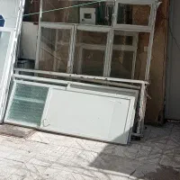 درب چوبی وآهنی