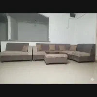 مبل استیل سلطنتی ۹نفره و مبل ال|مبلمان خانگی و میز عسلی|همدان, |دیوار