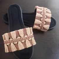 صندل مکرومه ،کلاه بهاری حراج