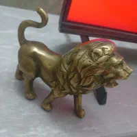 مجسمه شیر جنس برنز