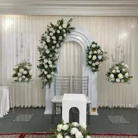 میز،بک گراند،شمعدون،پنل گل