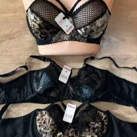 سوتین پلنگی و پوست ماری فنردار هارنس دار جینی