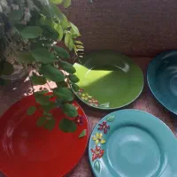 بشقاب همجوشی شیشه کاملا کار دست