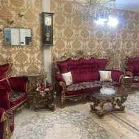 مبلمان  استیل 9 ومیز نهار خوری 8  نفره کارکرده