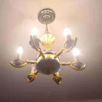 یک جفت لوستر به همراه دیوارکوب از برند نورسازان