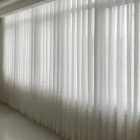 پرده حریر دوخته شده آماده