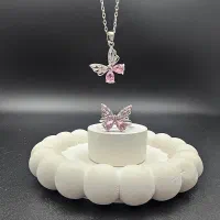 انگشتر پروانه جواهری