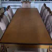 میز 8 نفره چوب روس