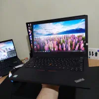 لپ‌تاپ lenovo i5 بدنه کربنی در حد نو تمیز سالم|رایانه همراه|تهران, مینای جنوبی|دیوار