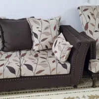 مبلمان هفت نفره در حد نو به دون یه ذره ضربه|مبلمان خانگی و میز عسلی|دوگنبدان, |دیوار