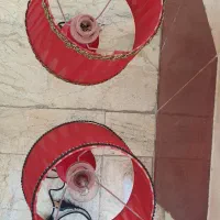 یک جفت آباژور چوبی