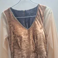 پیراهن مجلسی کاپ دوزی شده