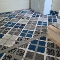 گلیم حورا فیروزه موکت مدرن ۱۰۰۹