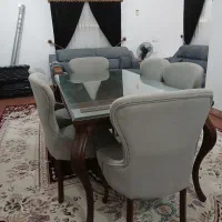 میز غذاخوری شش نفره|میز و صندلی غذاخوری|سیمین شهر, |دیوار