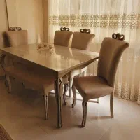 میز غذاخوری و سرویس مبلمان